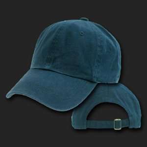  NAVY BLUE WASHED POLO CAP HAT CAPS: Everything Else