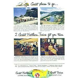  Great Northern Railway western star ad 1952 Everything 