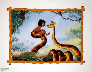 The Jungle Book, Lithograph Set Of 4, (2007 PE) Disney  