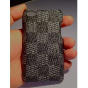  IPOD TOUCH 4 GRAY CHESS PATTERN BACK CASE 