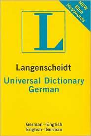 Langenscheidt Universal Dictionary German (new German spelling 