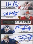 2010/11 Dominion Ed Belfour Martin Brodeur Curtis Joseph Felix Potvin 