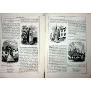   1873 Art Journal Cross Lydney Bisley Gloucester Oakham
