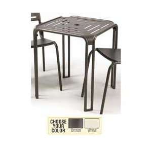  Plymold PLS40 Outdoor Cafe Bistro Table, 40Wx40Dx29 1/2 