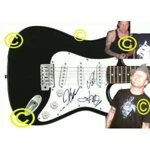  Stone Sour Autographed Signed Guitar & Proof 3: Everything 