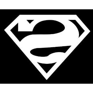  Superman Bizzaro auto car decal graphic sticker 9.25X7 