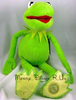 Disney Store Authentic Original The Muppets Kermit Frog 2011 Toy Plush 
