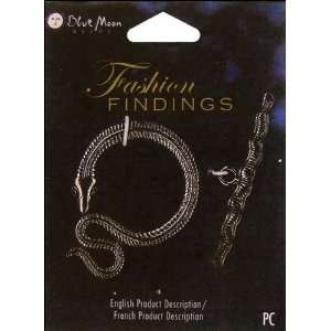   Findings   Metal Jewelry Clasp   Snake   Black Nickel Arts, Crafts