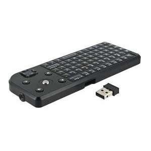   Mini Handheld Keyboard Mouse Laser Pointer Combo (Black) Electronics