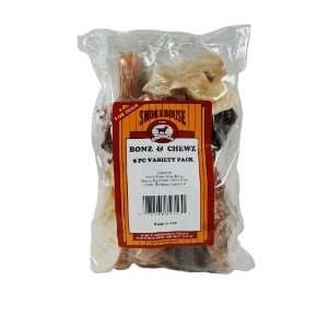 Smokehouse 100 Percent Natural Bonz and Chewz Value Pack Dog Treats, 8 