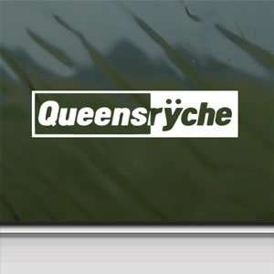  Queensryche White Sticker Metal Band Laptop Vinyl Window 