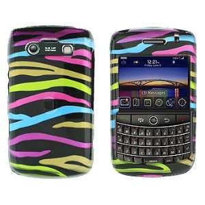 Blackberry 9700 9780/Onyx Bold Rainbow Zebra Hard Case Cover Protector 