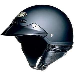  Shoei ST Cruz Matte Black Half Helmet   Size : Medium 