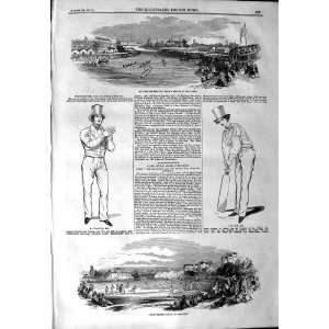  1844 CRICKET MATCH TAYLOR BRIGHTON MANCHESTER REGATTA 