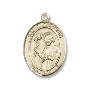   14KT Gold Medal Patron Saint of Blacksmiths & Jewelers Jewelry