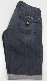 NWOT HUDSON Triangle Pocket Bermuda Jeans/IMP   Size 28  