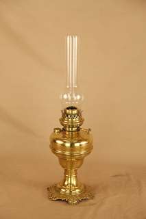 Lempereur et Bernard Brass Kerosene Lamp Ornate Design  