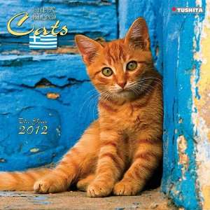  GREEK ISLAND Cats Wall Calendar 2012