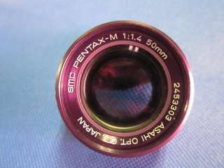 SMC PENTAX 50MM 1.4K MOUNT SHOWS SOME FUNGUS GOOD PRICE   