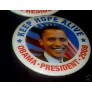  CAMPAIGN PIN PINBACK BUTTON OBAMA 2008 2.25 Everything 