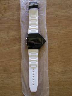 Custom Watch Dumb Nixon Flud White Black Fits All Sizes Adjustable 