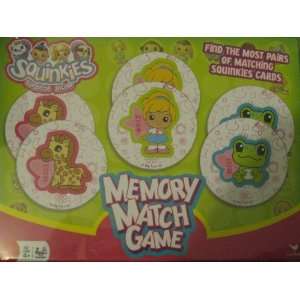  Squinkies Memory Match Game: Toys & Games