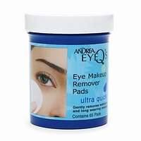 Pkg. Andrea Eye Qs Make Up Remover Pads Ultra Quick  