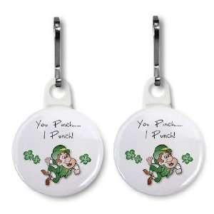   Pinch I Punch 2 pack Of 1 Inch White Zipper Pull Charms Home