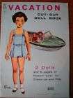 1964 Vacation Cut Out Doll Book