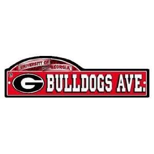  NCAA Georgia Bulldogs Zone Sign: Sports & Outdoors