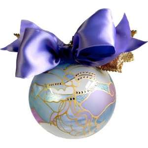 Mia Blown Glass Christmas Ornament, Hark the Herald Angel, Exclusive 