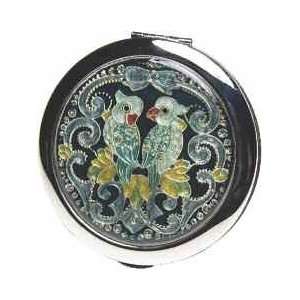  Kingsley Compact Double Mirror   Blue Birds Beauty