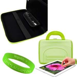  VanGoddy Apple iPad Accessories Green Apple CUBE Hard 