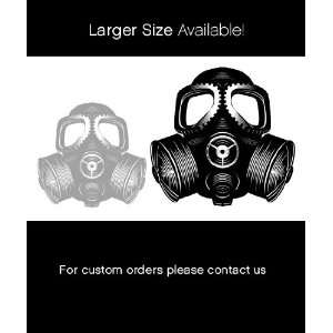 Vinyl Wall Decal Sticker Gas Mask MCrespo103B:  Industrial 