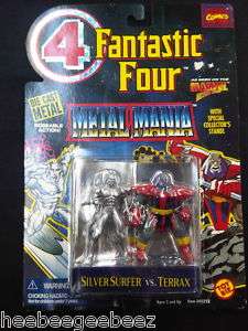 Silver Surfer vs Terrax Fantastic Four Metal Mania 1995  