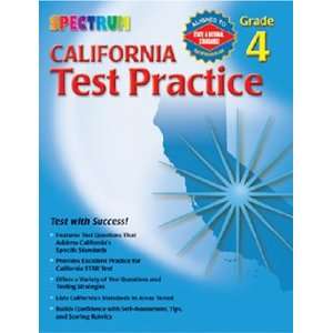  SPECTRUM CALIFORNIA TEST PREP GR 4 Toys & Games