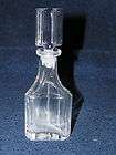 Vintage Perfume Bottle with Glass Stopper  