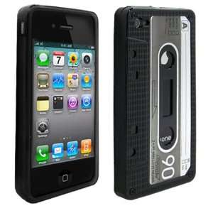    Gel Cassette Tape Case / Skin / Cover for Apple iPhone 4S / iPhone 4