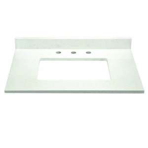   22 in.D x .75 in.H Vanity Countertop in Terrazzo White