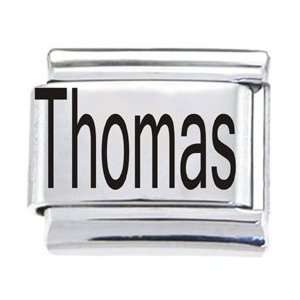  Body Candy Italian Charms Laser Nameplate   Thomas 