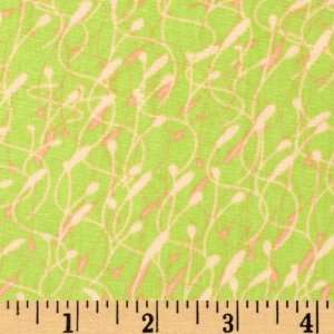  44 Wide Botanica Tendrils Mesh Grassy Fabric By The Yard 