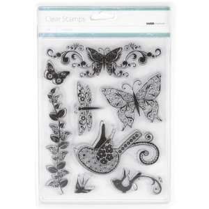  Clear Stamps Flora: Arts, Crafts & Sewing