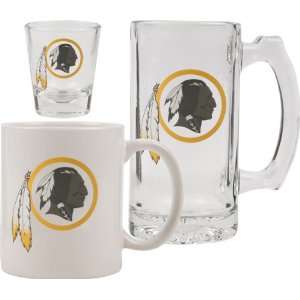  Wizards Glassware Set: 3D Logo Tankard, Coffee Mug, Shot Glass