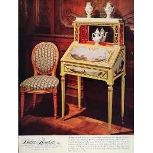   Ad Dalva Louis XVI Bureau de Dame Desk Rene Dubois   Original Print Ad