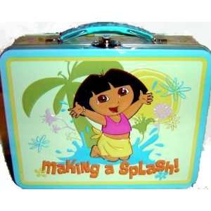  Dora the Explorer Tin Metal Lunch Box: Office Products