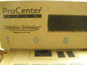 Definitive Technology Procenter 1000 WHITE NEW IN STOCK 093207022760 