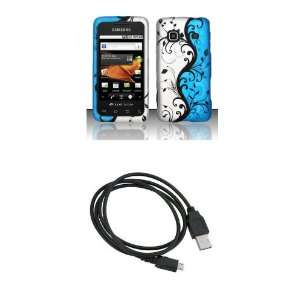 Samsung Galaxy Prevail (Boost Mobile) Premium Combo Pack   Black Vines 