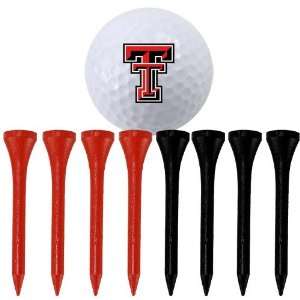    Texas Tech Red Raiders Golf Ball & Tee Cylinder