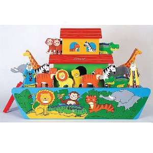  Teamson Childrens Wood Noahs Ark Activity Toy Play Set 