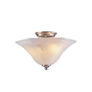 Boston Harbor 2Lt Nkl Albstr Ceiling Fixture BRT AFL8212